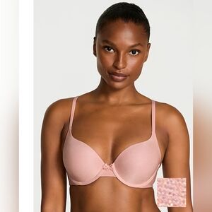 Victoria's Secret 38C Perfect Shape Shimmer Push-up Bra Pink